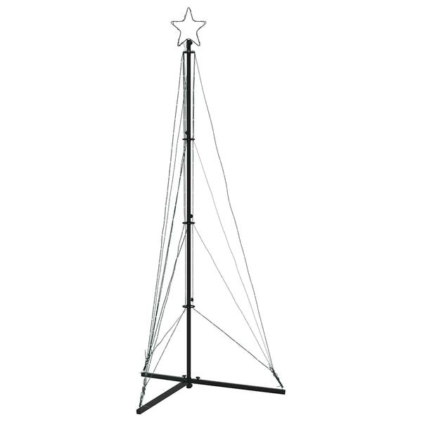vidaXL LED Christmas Tree 363 LEDs Warm White 182 cm