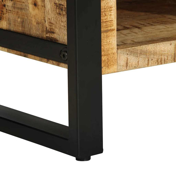 vidaXL Coffee Table 90x50x36 cm Rough Solid Mango Wood