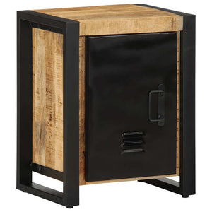 vidaXL Nightstand 40x30x51 cm Rough Mango Wood
