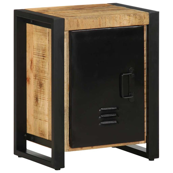 vidaXL Nightstand 40x30x51 cm Rough Mango Wood