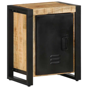 vidaXL Nightstand 40x30x51 cm Rough Mango Wood
