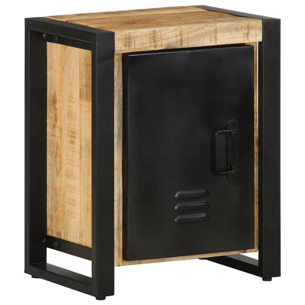 vidaXL Nightstand 40x30x51 cm Rough Mango Wood