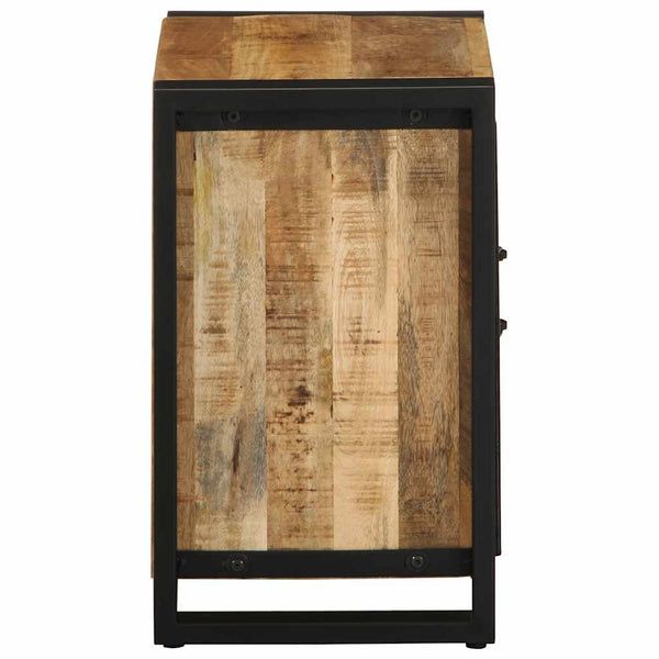vidaXL Nightstand 40x30x51 cm Rough Mango Wood