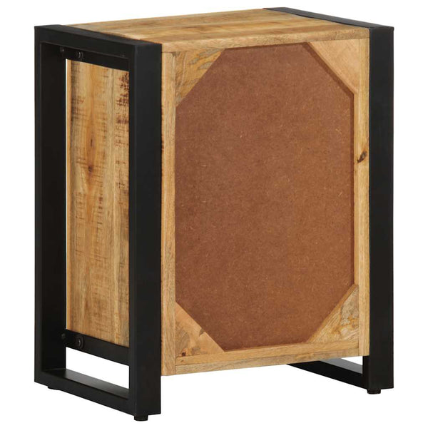 vidaXL Nightstand 40x30x51 cm Rough Mango Wood