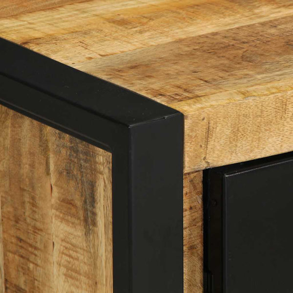 vidaXL Nightstand 40x30x51 cm Rough Mango Wood