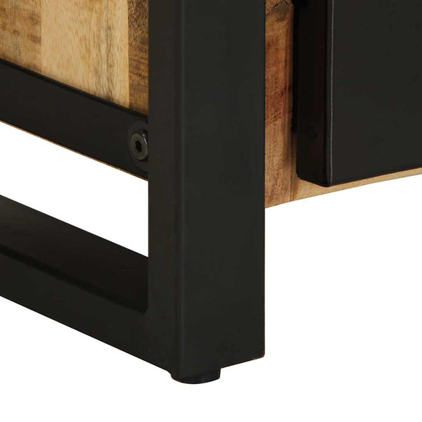 vidaXL Nightstand 40x30x51 cm Rough Mango Wood