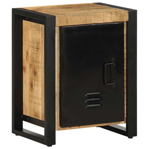 vidaXL Nightstands 2 pcs. Rough Mango Wood