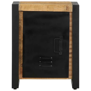 vidaXL Nightstands 2 pcs. Rough Mango Wood