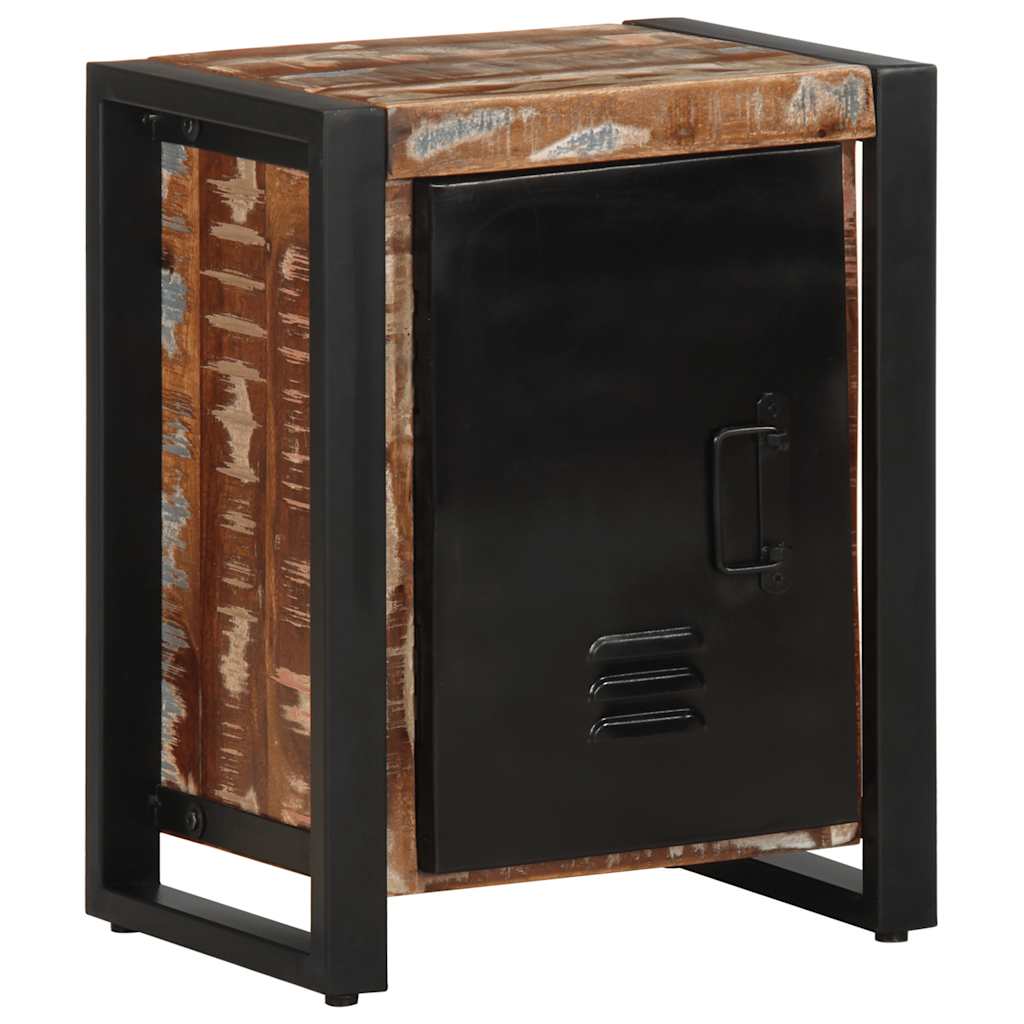 vidaXL Nightstand Multicolored 40x30x51 cm Solid Reclaimed Wood