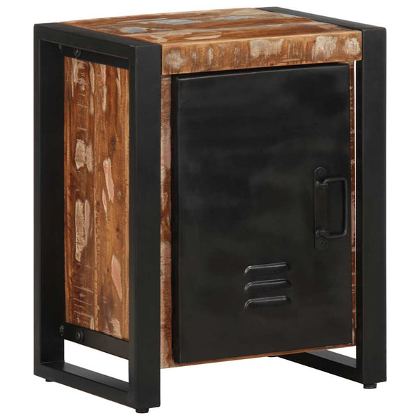 vidaXL Nightstand Multicolored 40x30x51 cm Solid Reclaimed Wood