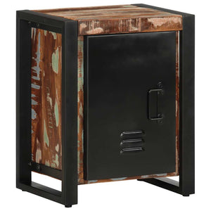 vidaXL Nightstand Multicolored 40x30x51 cm Solid Reclaimed Wood