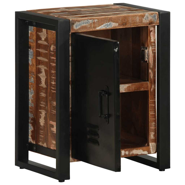 vidaXL Nightstand Multicolored 40x30x51 cm Solid Reclaimed Wood