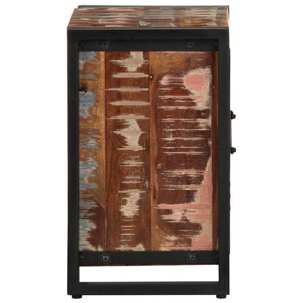 vidaXL Nightstand Multicolored 40x30x51 cm Solid Reclaimed Wood