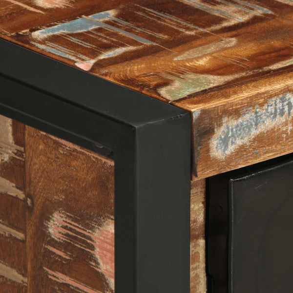 vidaXL Nightstand Multicolored 40x30x51 cm Solid Reclaimed Wood