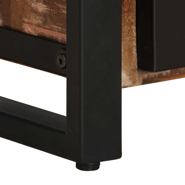 vidaXL Nightstand Multicolored 40x30x51 cm Solid Reclaimed Wood