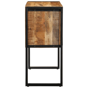 vidaXL Console Table 90x35x75 cm Rough Solid Mango Wood
