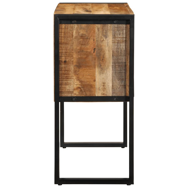 vidaXL Console Table 90x35x75 cm Rough Solid Mango Wood