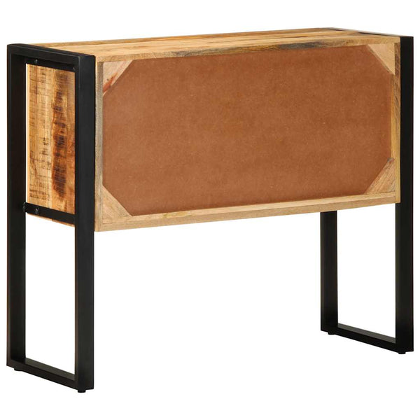 vidaXL Console Table 90x35x75 cm Rough Solid Mango Wood