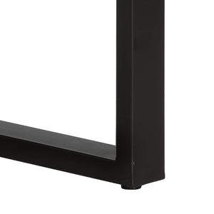 vidaXL Console Table 90x35x75 cm Rough Solid Mango Wood