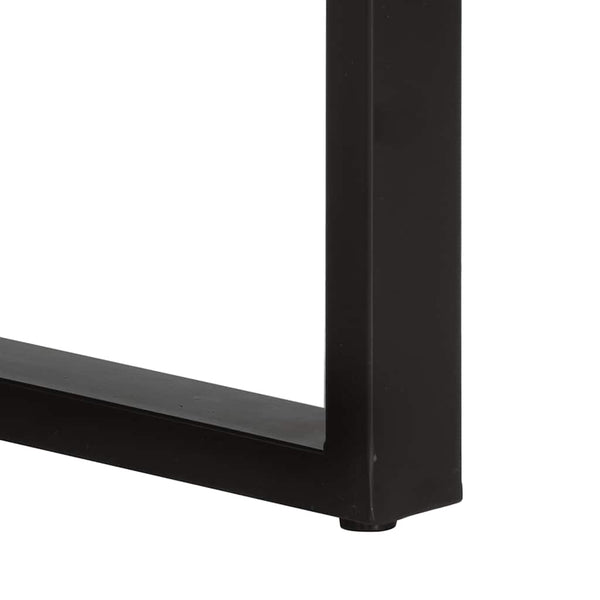 vidaXL Console Table 90x35x75 cm Rough Solid Mango Wood