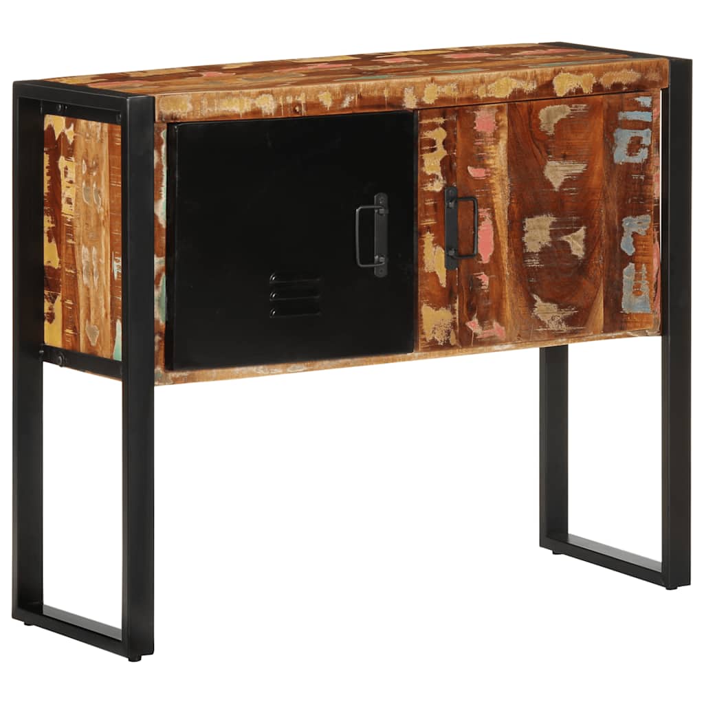 vidaXL Console Table Multicolour 90x35x75 cm Solid Reclaimed Wood