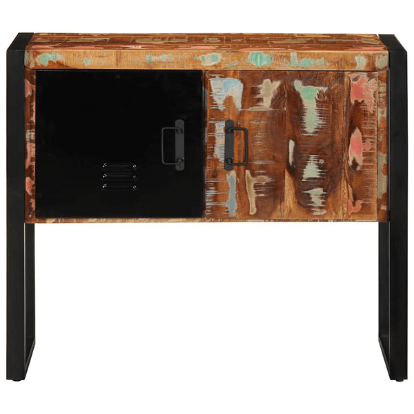 vidaXL Console Table Multicolour 90x35x75 cm Solid Reclaimed Wood