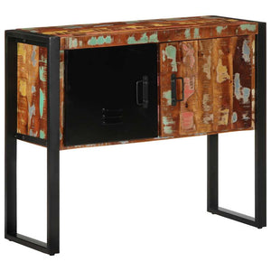 vidaXL Console Table Multicolour 90x35x75 cm Solid Reclaimed Wood