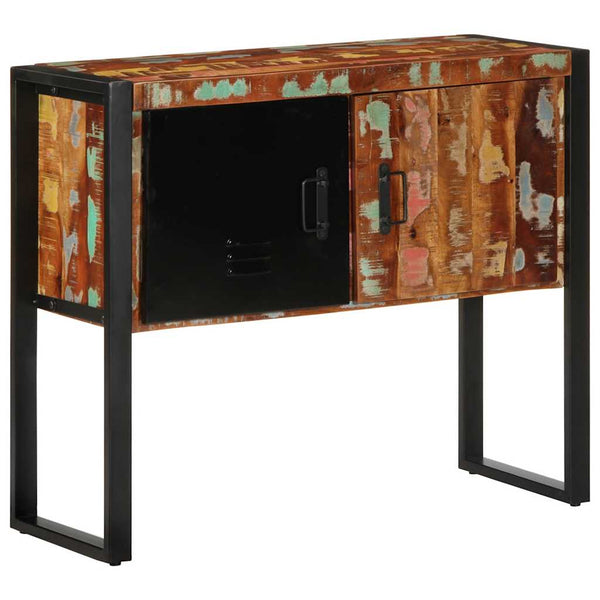 vidaXL Console Table Multicolour 90x35x75 cm Solid Reclaimed Wood