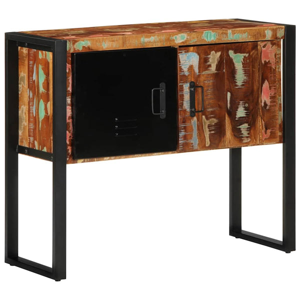 vidaXL Console Table Multicolour 90x35x75 cm Solid Reclaimed Wood