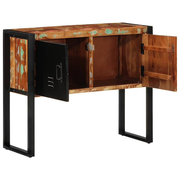 vidaXL Console Table Multicolour 90x35x75 cm Solid Reclaimed Wood