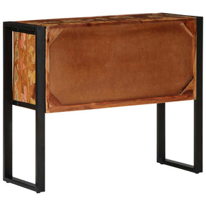 vidaXL Console Table Multicolour 90x35x75 cm Solid Reclaimed Wood