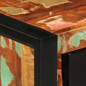vidaXL Console Table Multicolour 90x35x75 cm Solid Reclaimed Wood