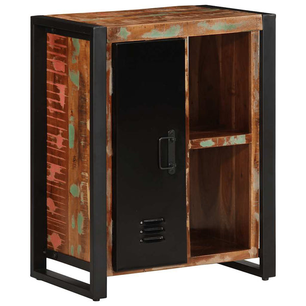 vidaXL Sideboard Multicolour 55x35x70 cm Solid Reclaimed Wood