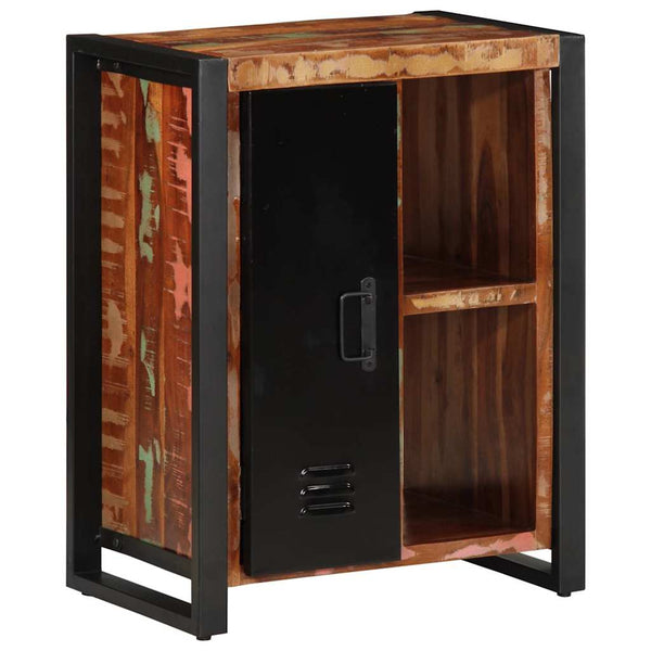 vidaXL Sideboard Multicolour 55x35x70 cm Solid Reclaimed Wood