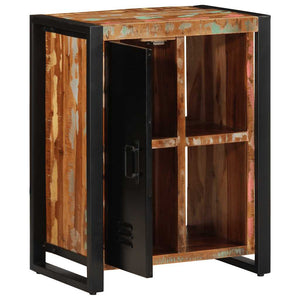 vidaXL Sideboard Multicolour 55x35x70 cm Solid Reclaimed Wood