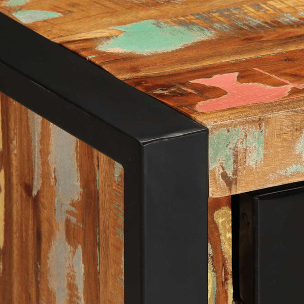 vidaXL Sideboard Multicolour 55x35x70 cm Solid Reclaimed Wood