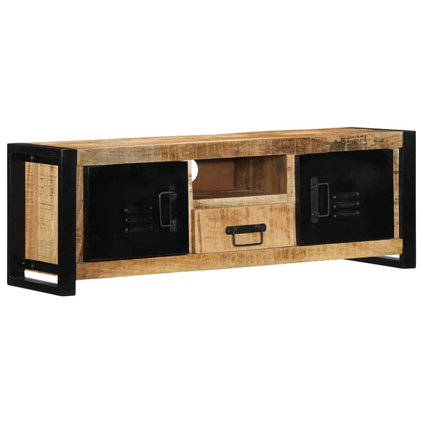vidaXL TV Cabinet 100x30x35 cm Solid Mango Wood