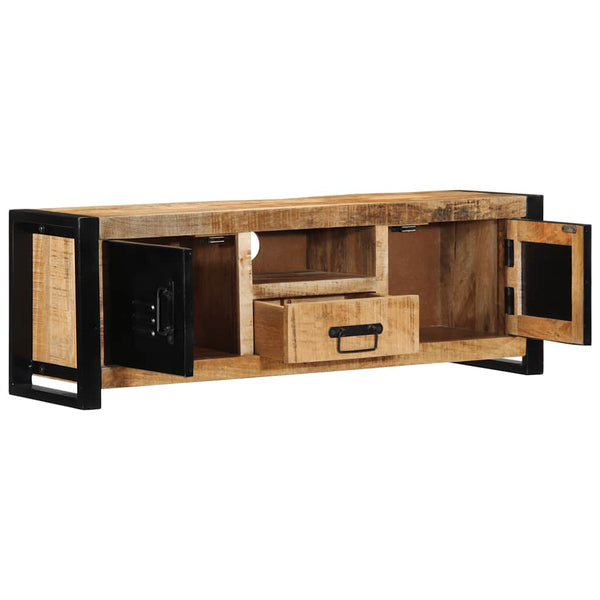 vidaXL TV Cabinet 100x30x35 cm Solid Mango Wood
