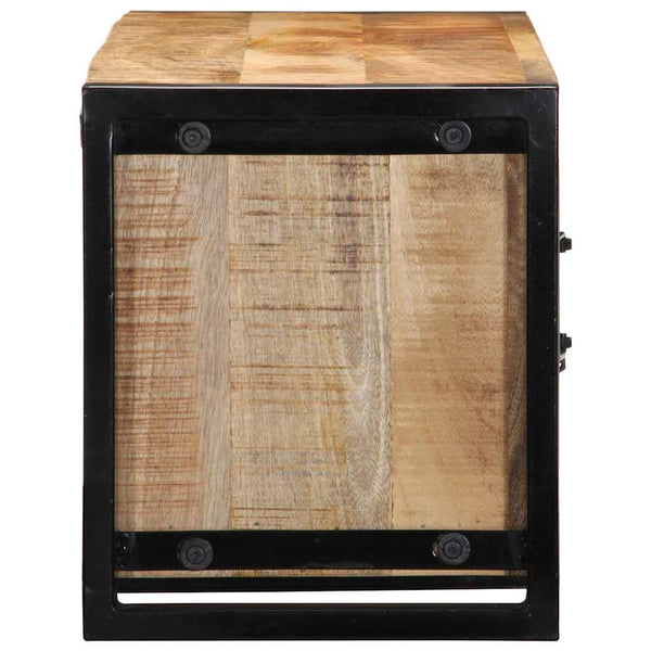 vidaXL TV Cabinet 100x30x35 cm Solid Mango Wood
