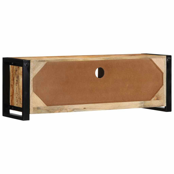 vidaXL TV Cabinet 100x30x35 cm Solid Mango Wood