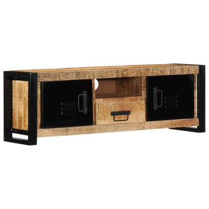 vidaXL TV Cabinet 100x30x35 cm Solid Mango Wood