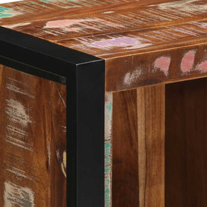 vidaXL Bedside Table 40x30x80 cm Solid Reclaimed Wood