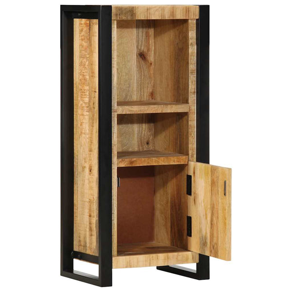 vidaXL Bathroom Cabinet 40x30x90 cm Rough Solid Mango Wood