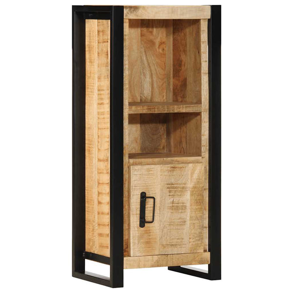 vidaXL Bathroom Cabinet 40x30x90 cm Rough Solid Mango Wood
