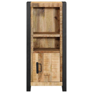 vidaXL Bathroom Cabinet 40x30x90 cm Rough Solid Mango Wood