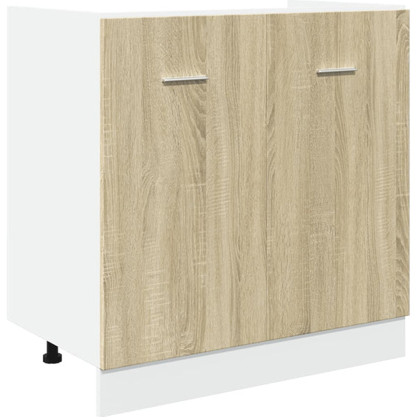 vidaXL 4-Piece Kitchen Cabinet Set Lyon Sonoma Oak Engineered Wood