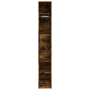 vidaXL Wardrobe Smoked Oak 30x50x200 cm Engineered Wood