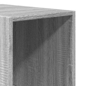 vidaXL Wardrobe Sonoma Grey 30x50x200 cm Engineered Wood