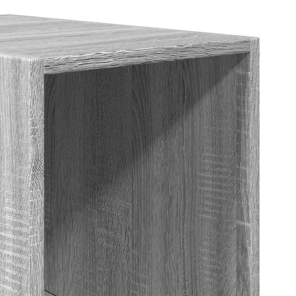 vidaXL Wardrobe Sonoma Grey 30x50x200 cm Engineered Wood