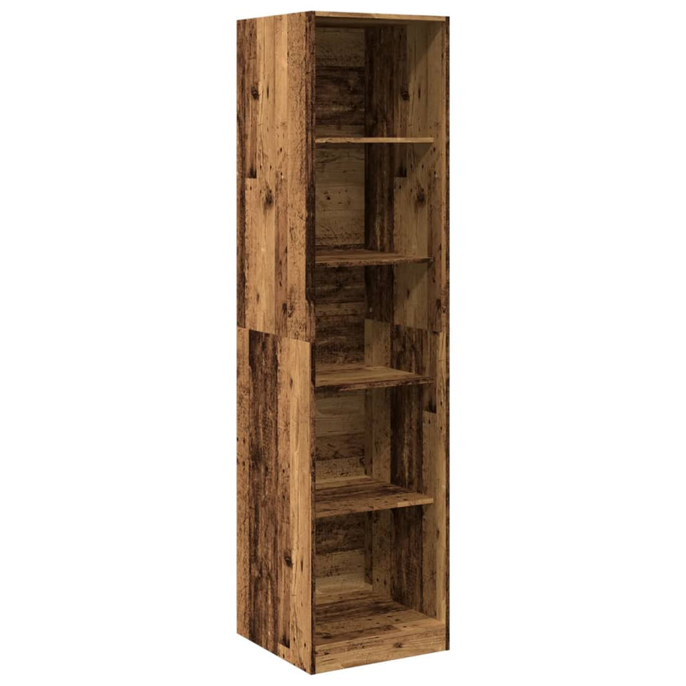vidaXL Wardrobe Reclaimed Wood Look 50x50x200 cm Engineered Wood